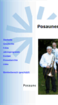 Mobile Screenshot of posaunenchor.nidelbad.ch